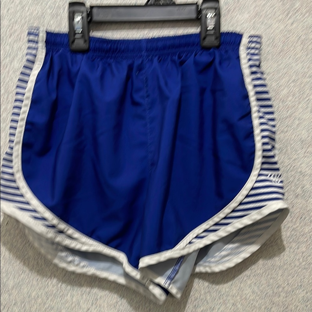 ⭐️ Varsity Blue Striped Women's Athletic Shorts w/flaw